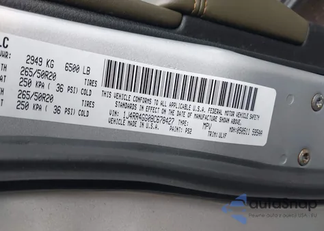 2011 Jeep Grand Cherokee Laredo from USA, damaged, VIN 1J4RR4GG0BC678427